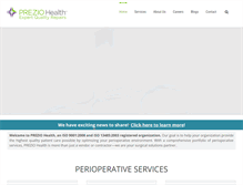Tablet Screenshot of preziohealth.com